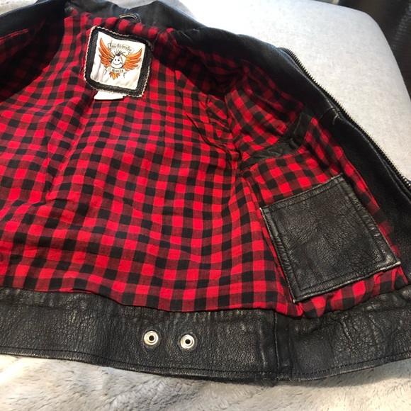 3T Real Vintage Leather Motorcycle Jacket by Knuckleheads - Picture 7 of 11